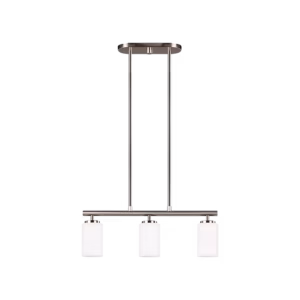 Brushed Nickel Oslo Collection Island Pendant 3-Light | 66160-962