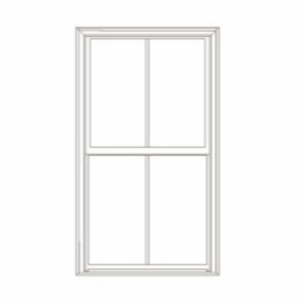 Plygem Pro Series Classic Double Hung Window Two over Two