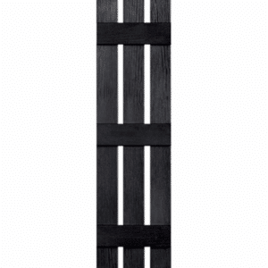 Shutters Board and Batten 3-Panel Black