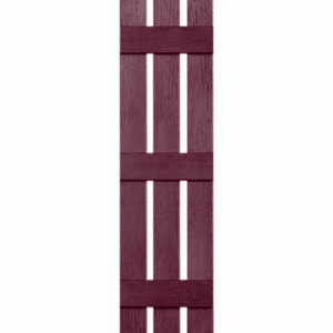 Shutters Board and Batten 3-Panel Bordeaux
