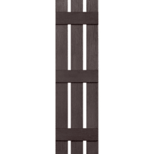 Shutters Board and Batten 3-Panel Chocolate
