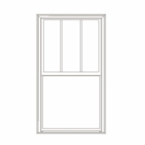 Plygem Pro Series Classic Double Hung Window Three over One