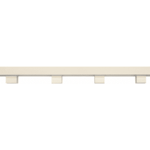ThermaTru Smooth Star 4-Block Dentil Shelf for Craftsman Style Doors