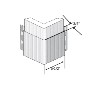 Fluted Super Corner with Foam Insert
