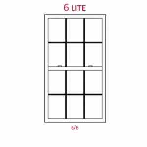 Harvey Slimline Window GBG 6 Lite