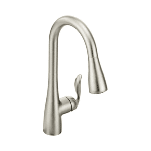 Arbor Series Kitchen Faucet One Handle Arc Pulldown Spray Model # 7594SRS