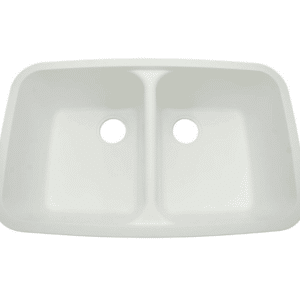 Corian #850P Double Bowl Undermount Kitchen Sink 50/50