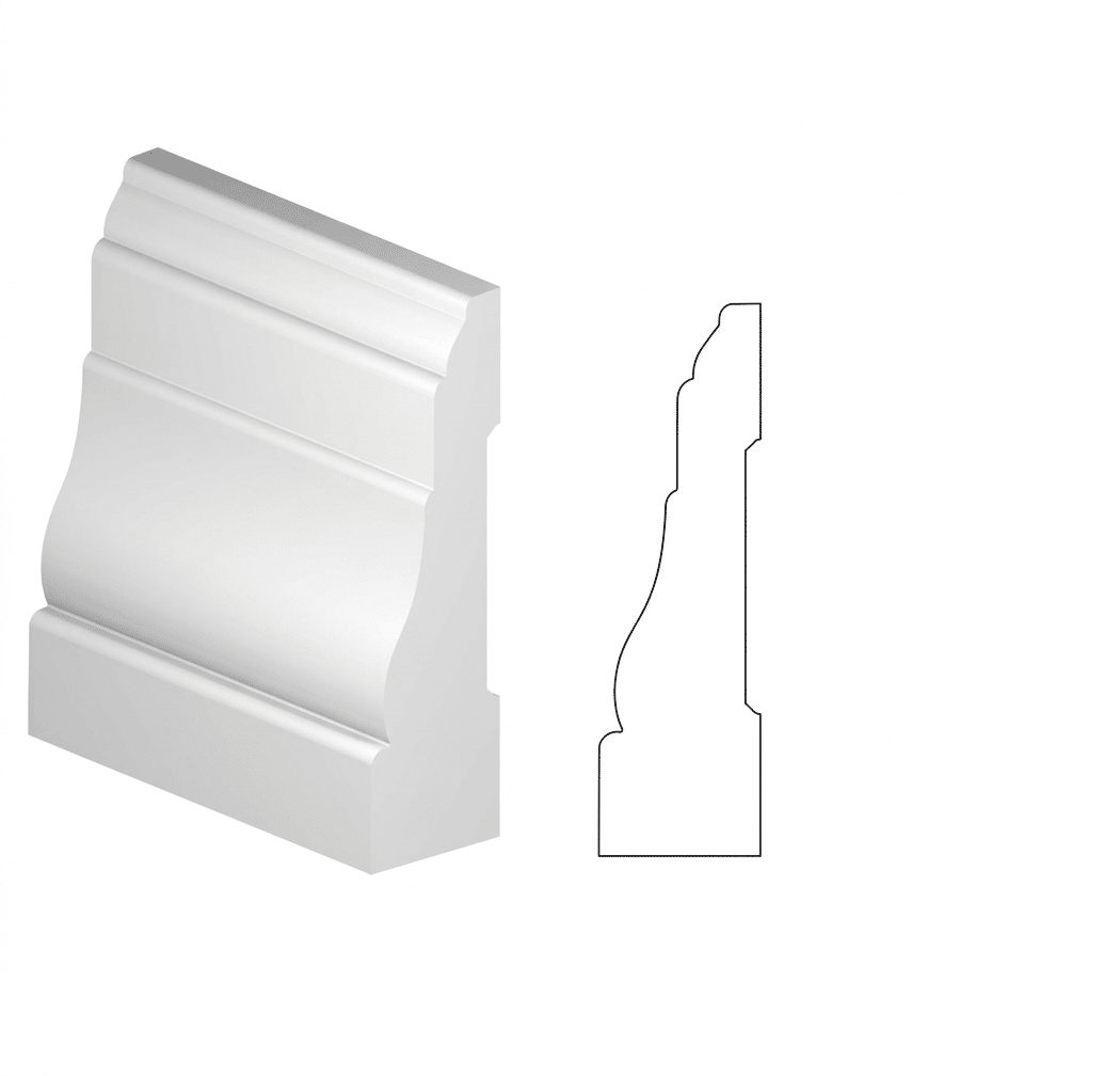 Feathered Edge Casing 366 | Colonial Package
