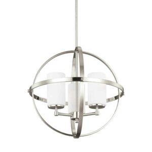 3124603-962 Alturas Collection 3-Light Chandelier in Nickel