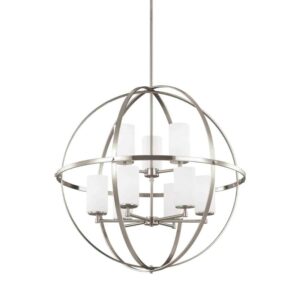 3124609-962 Alturas Collection 2-Tier/9-Light Chandelier in Nickel
