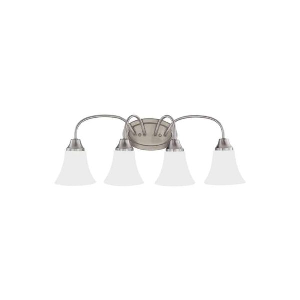 44808-962 Seagull Lighting Brushed Nickel-Optional Bath Vanity Light