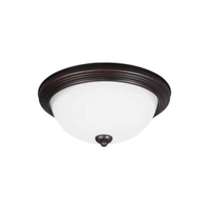 77263-710 Flush Mount 2-Bulb Kitchen Light in Bronze