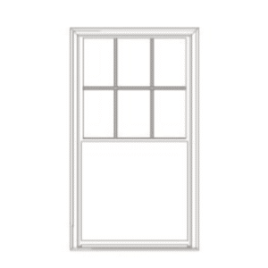 Plygem Pro Series Classic Double Hung Window Half Colonial