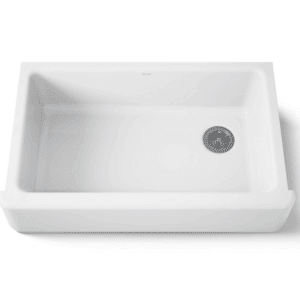 Quartz Countertop Kohler Enameled Cast Iron Apron Sink K-6489