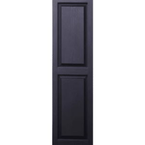 Shutters Raised Panel Black