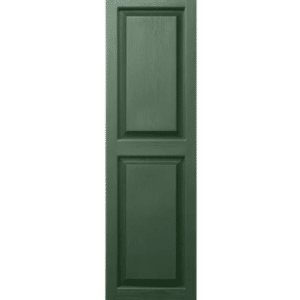 Shutters Raised Panel Green