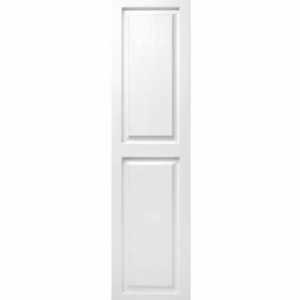 Shutters Raised Panel White