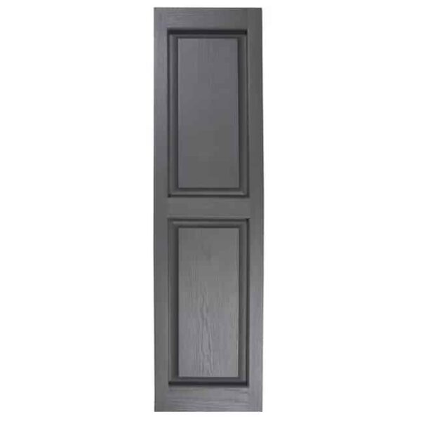 Shutters Raised Panel Gray