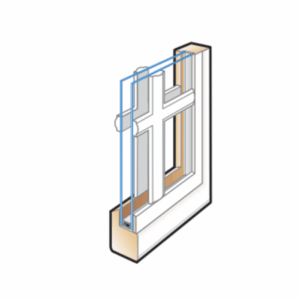 Anderson Window - Permanent Interior and Exterior Grilles