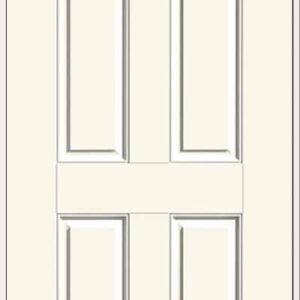ThermaTru-S210 Smooth Star 6-Panel Exterior Door (Standard Front Door)