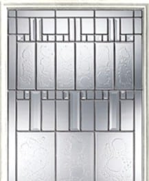 Sedona Decorative Glass – Brushed Nickel Caming