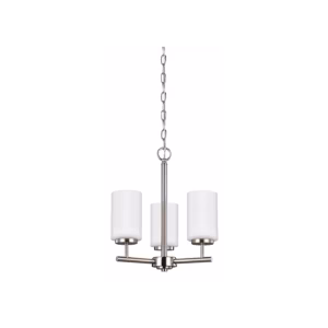 Brushed Nickel Oslo Collection 3-Light Chandelier 3-Light | 31160-962