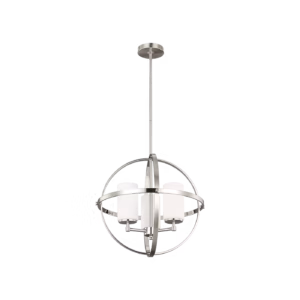 Brushed Nickel Alturas Collection Chandelier 3-Light | 3124603-962