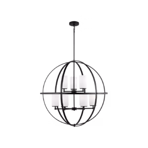 Midnight Black Alturas Collection Chandelier 9-Light/2-Tier | 3124609-112