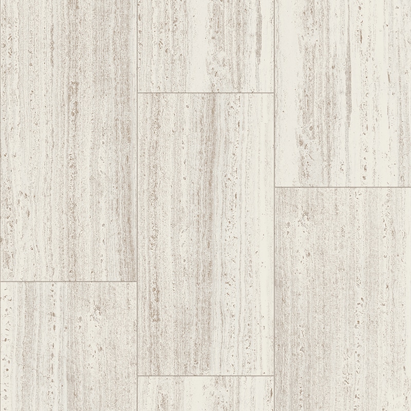 Travertino White Cashmere 9570 | Congoleum’s LuxFlor